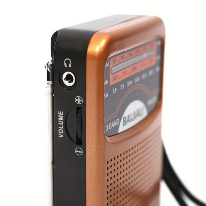 Επαναφορτιζόμενο ραδιόφωνο mini - KK78 - 410782 - Gold - Image 2