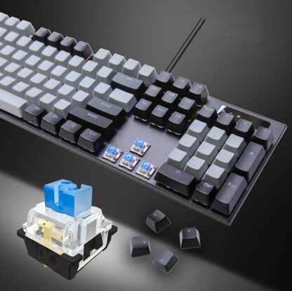 Ενσύρματο πληκτρολόγιο Gaming - LED RGB - WB-680 - Weibo - 653675 - Image 2