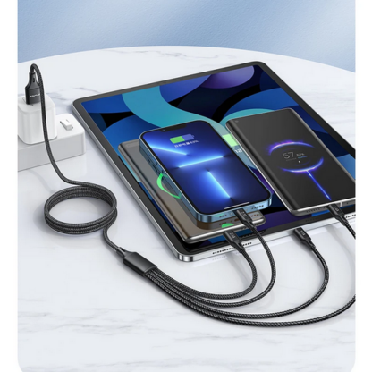 Καλώδιο φόρτισης & data 4in1 - Fast Charge - CL-129 - 1.5m - AWEI - 887721 - Image 3