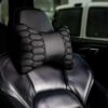 Μαξιλάρι αυχένα αυτοκινήτου - Δερματίνη - Headrest - Grey - 200925 - Image 2