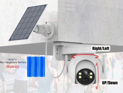 Ηλιακή κάμερα ασφαλείας IP - Solar Security Camera – WiFi - TQ3 200W - 310627 - Image 2