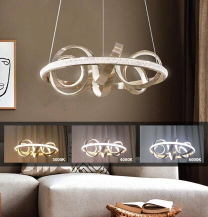Φωτιστικό οροφής τραπεζαρίας LED - 2139 - 430708 - Image 3