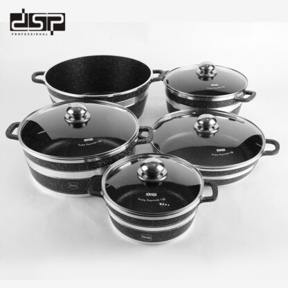 Σετ κατσαρόλες - 5pcs - CA015-S01-Black - DSP - 613194 - Image 2