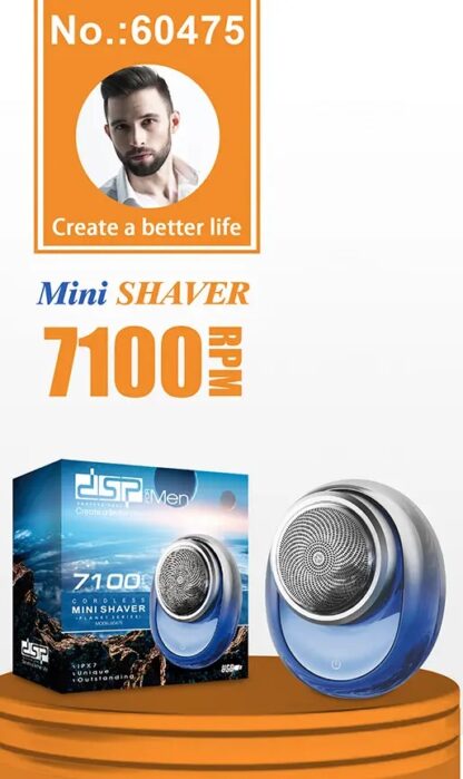 Ξυριστική μηχανή προσώπου - Mini Shaver - 60475 - DSP - 616430 - Blue - Image 5