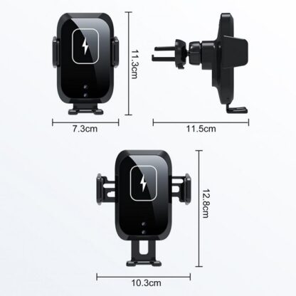 Βάση ασύρματης φόρτισης Smartphone αυτοκινήτου - X11 - 889688 - Image 3