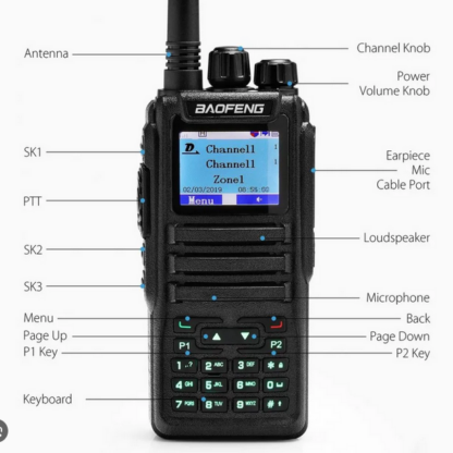 Φορητός πομποδέκτης - UHF/VHF - DMR1701 - 917019 - Image 2