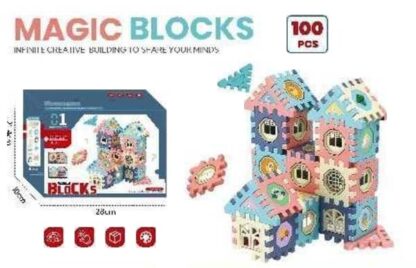 Σετ κατασκευών DIY με τουβλάκια - 2067 - 100pcs - 922217 - Image 2