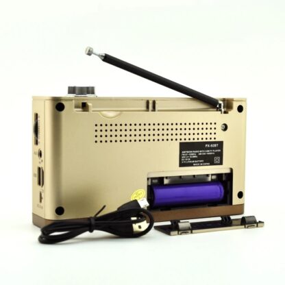 Επαναφορτιζόμενο ραδιόφωνο – PX-92BT - 000923 - Gold - Image 2