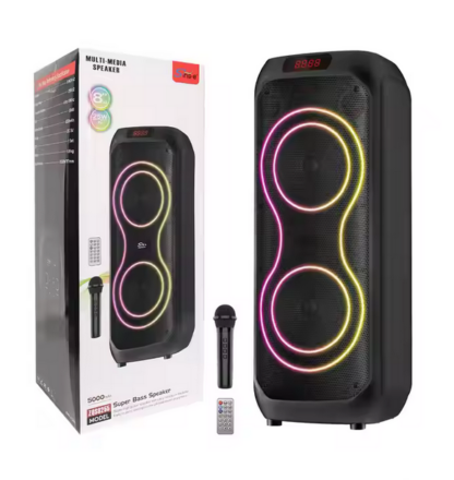 Φορητό ηχείο subwoofer με μικρόφωνο Karaoke - ZQS-8255 - 116251 - Image 3