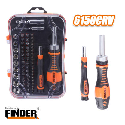 Σετ καστάνια και κατσαβίδι ακριβείας - 65pcs - Finder - 193219 - Image 2