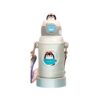 Παιδικό παγούρι-θερμός με καλαμάκι - 500ml - 219422 - White