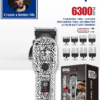 Κουρευτική μηχανή - Barber - 91526 - DSP - 618021 - Black/White - Image 3
