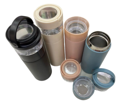 Φορητό παγούρι-θερμός - ZF017 - 420ml - 640178 - Pink - Image 2