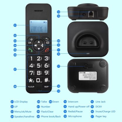 Ασύρματο τηλέφωνο - D1102B - 812075 - Image 3